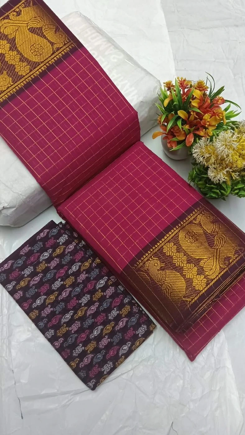 Madurai Sungudi Cotton Sarees 19