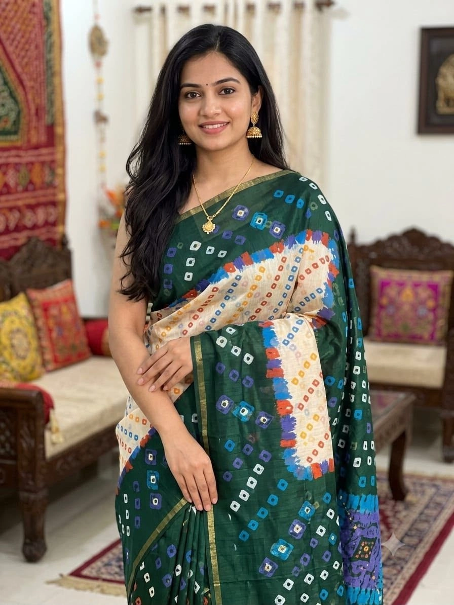 🌹 *PURE LINEN COTTON SAREES 5