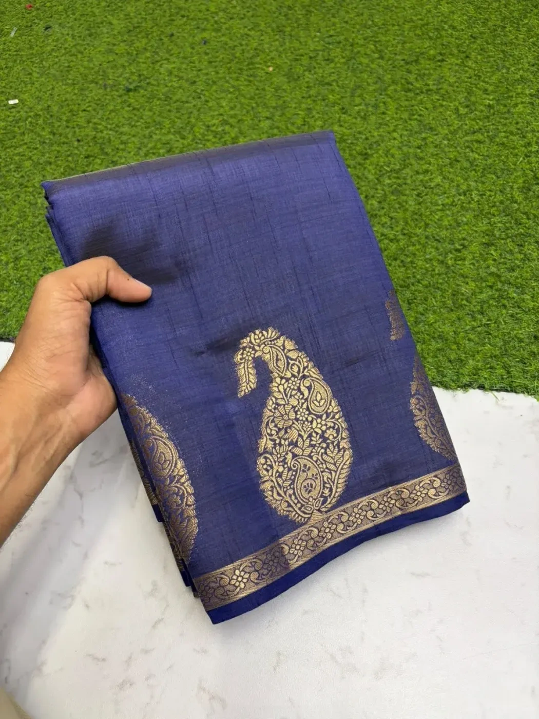 Tusser Silk Mango Sarees 1