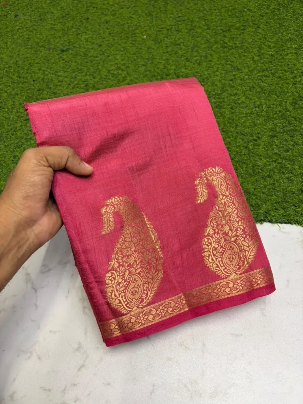 Tusser Silk Mango Sarees 6