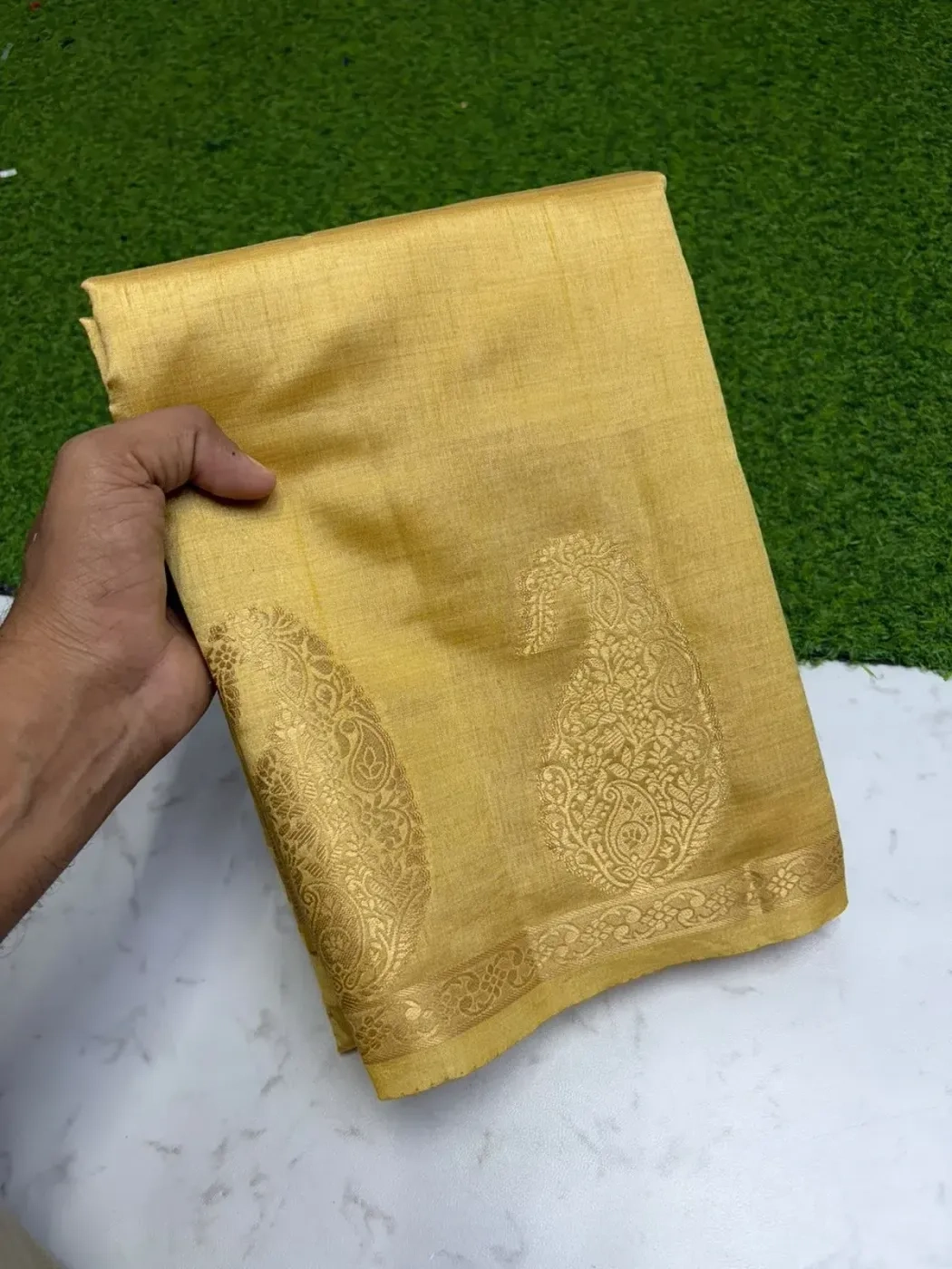 Tusser Silk Mango Sarees 7