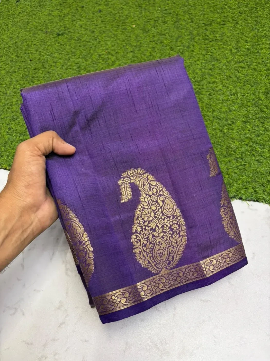 Tusser Silk Mango Sarees 9