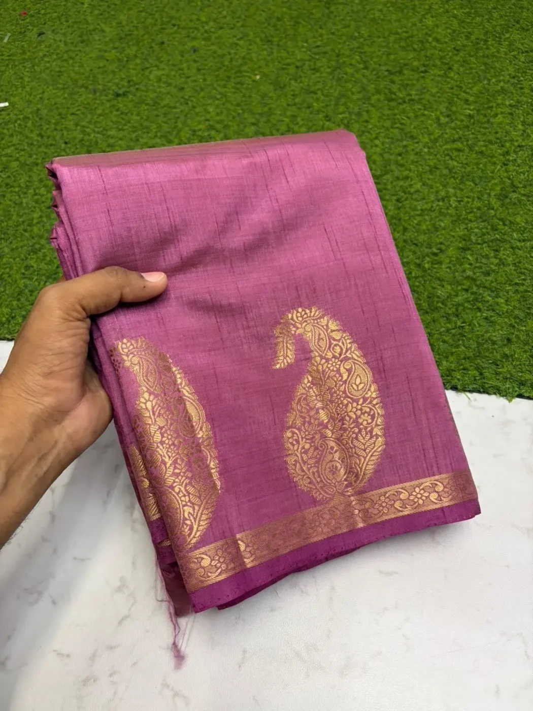 Tusser Silk Mango Sarees 10