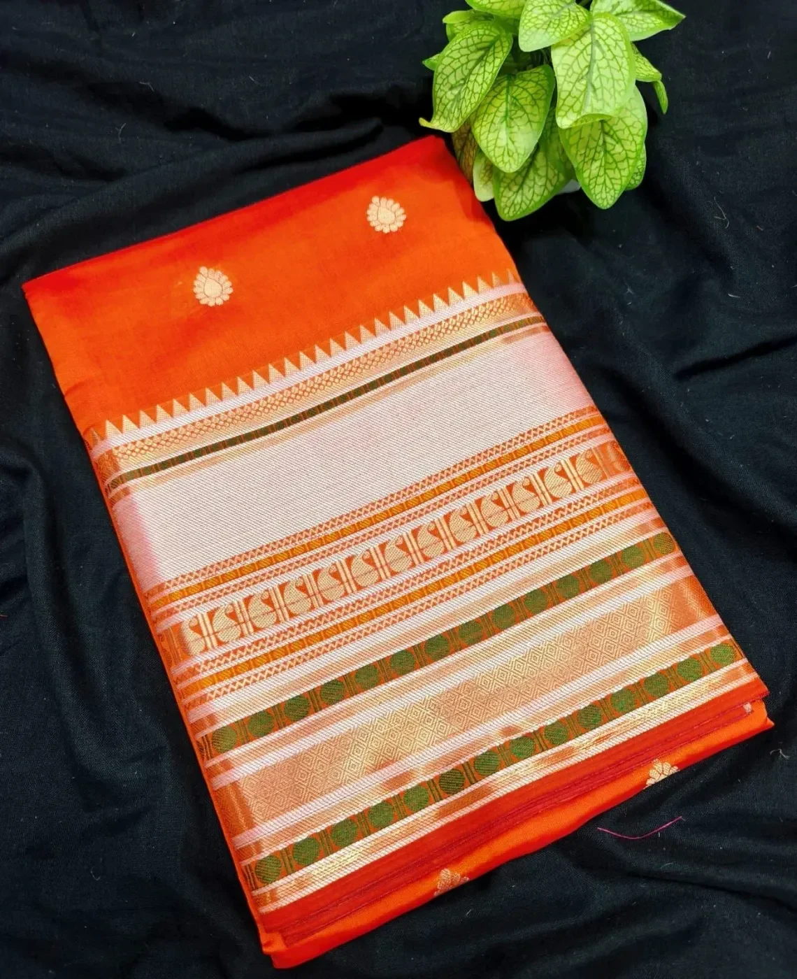 Banarasi Soft Silk Sarees Wirthblouse 6
