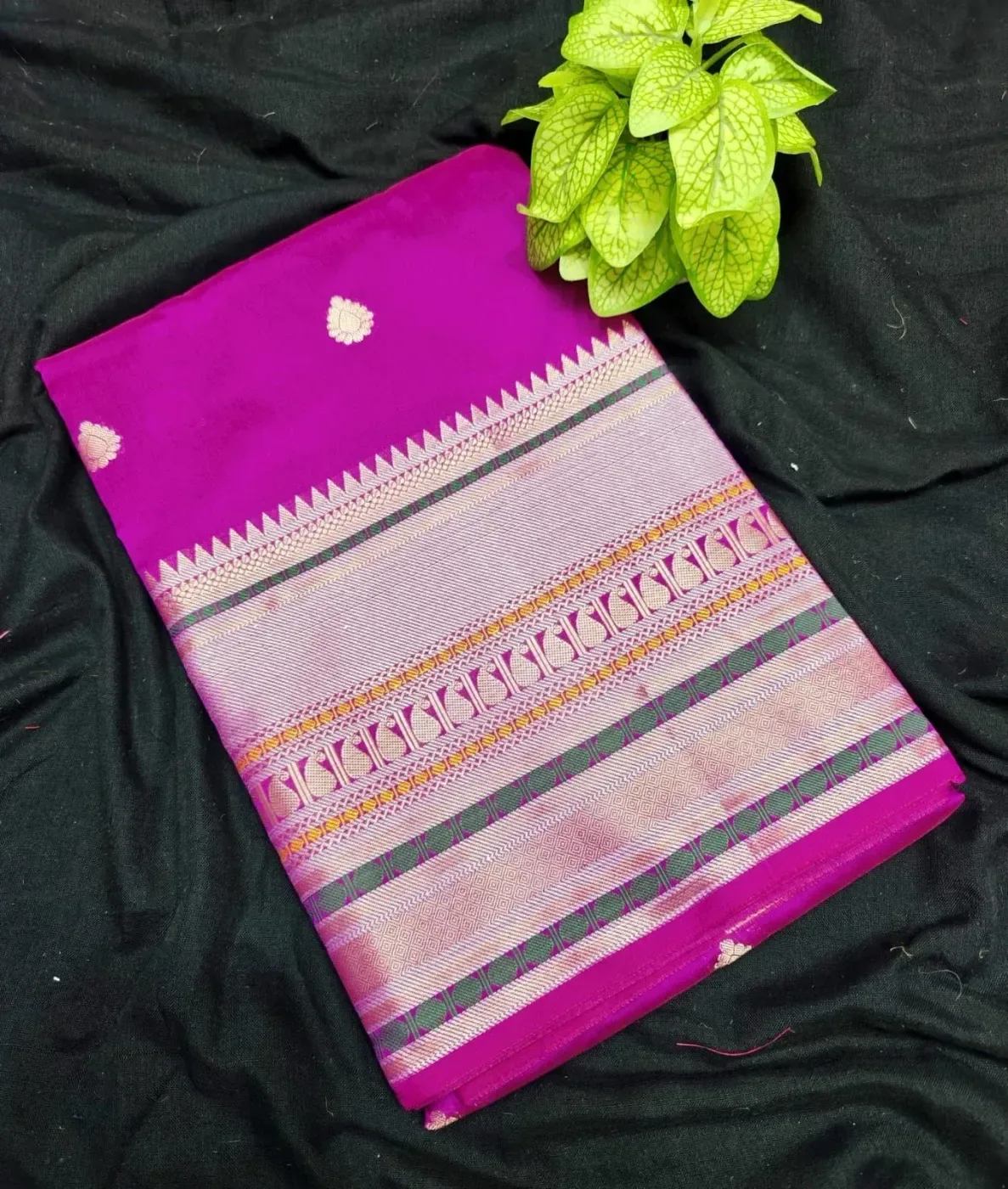 Banarasi Soft Silk Sarees Wirthblouse 7