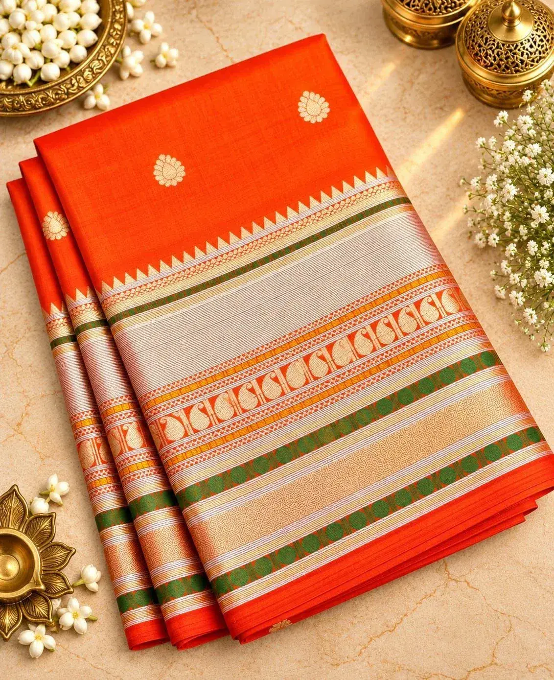 Banarasi Soft Silk Sarees Wirthblouse 12