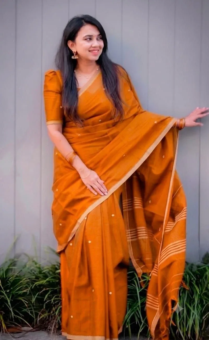 Narayanpet Cotton Plain Sarees 5