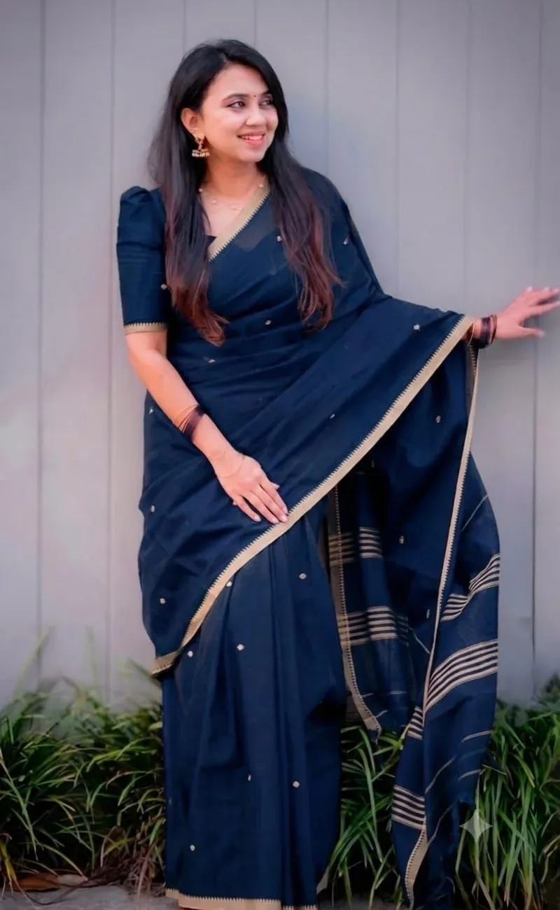 Narayanpet Cotton Plain Sarees 10