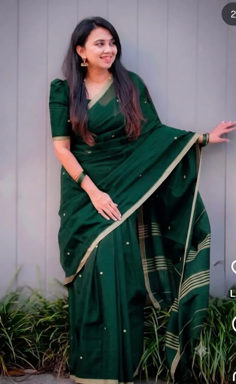 Narayanpet Cotton Plain Sarees 13