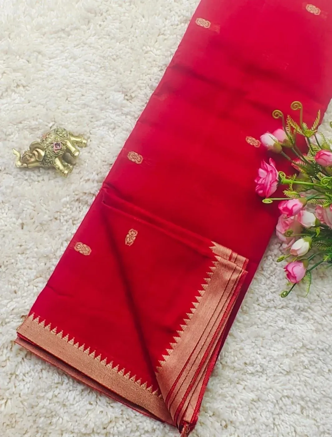 Narayanpet Cotton Plain Sarees 18