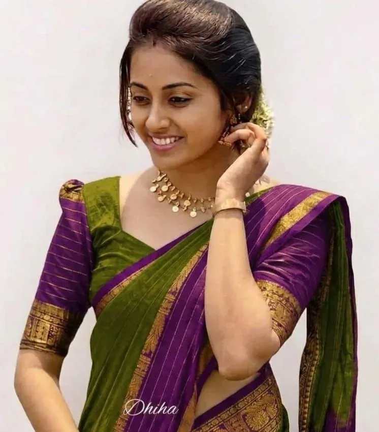 Narayanpet Fancy Cotton Sarees Wirthblouse 5