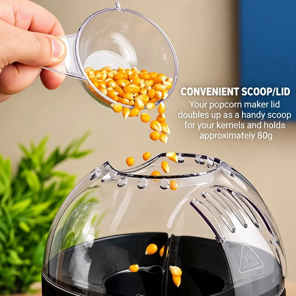 PORTABLE HOT AIR POPCORN MAKER 5