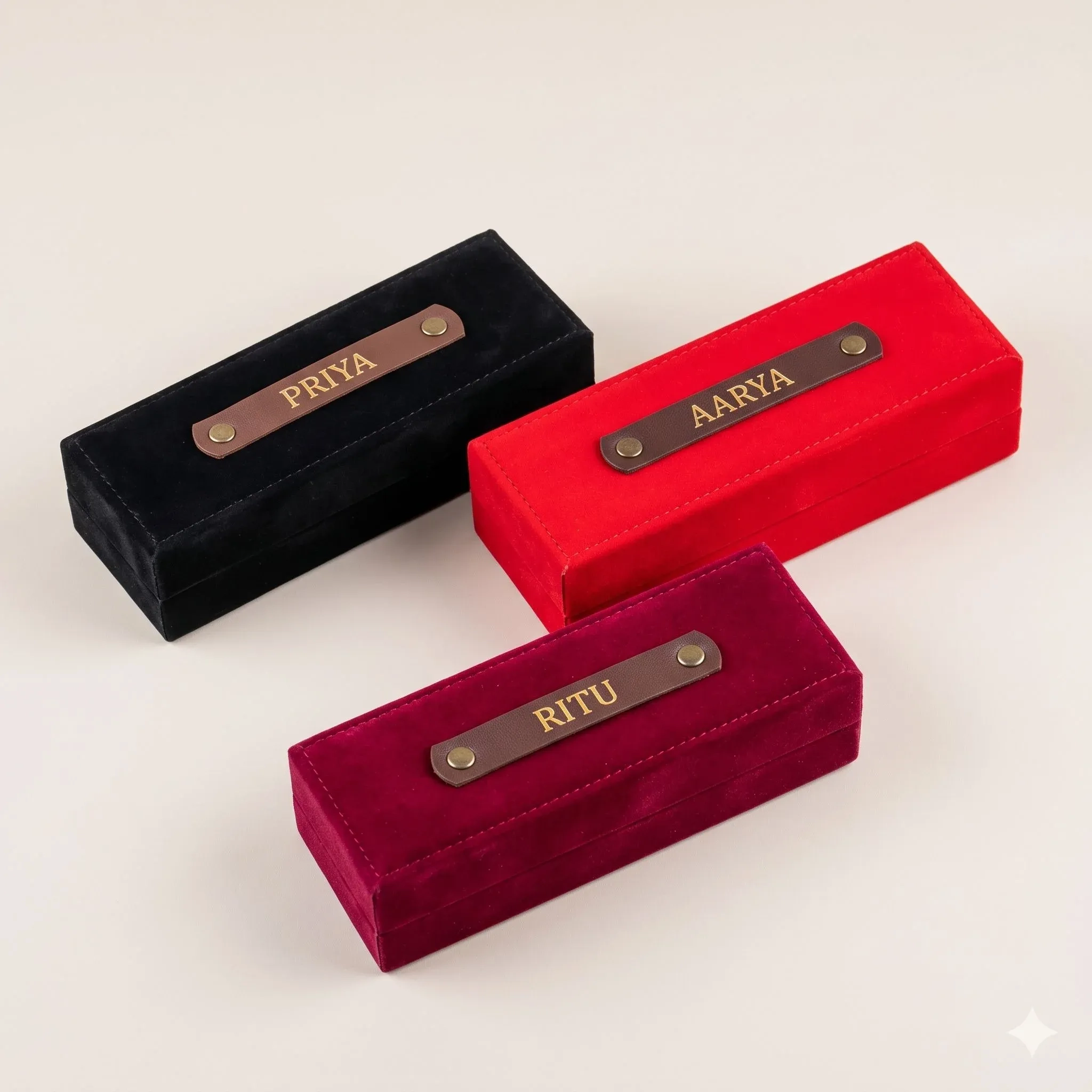 -Fold Velvet Earring & Stud Display Box 3