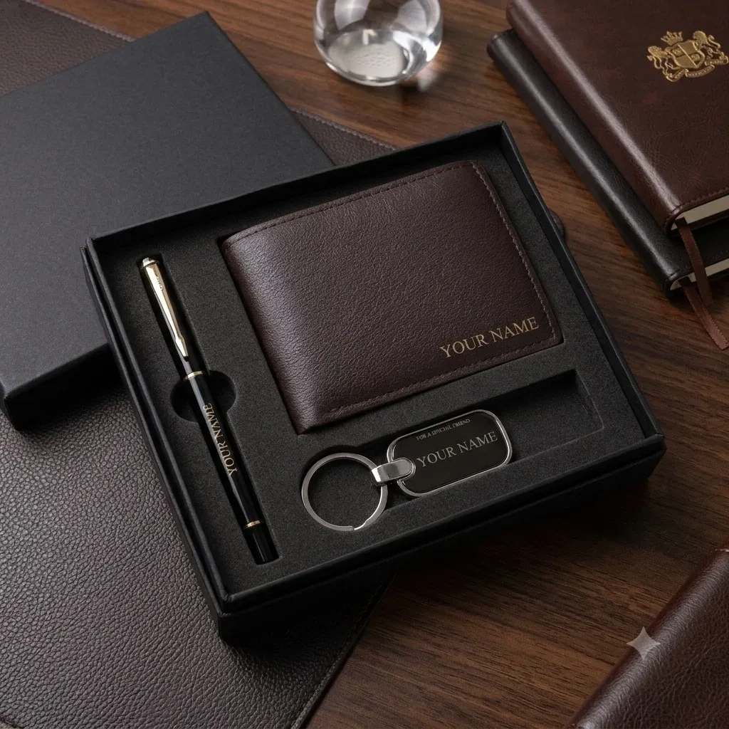 Custom Engraved Executive Gift Set (3 in 1) 3