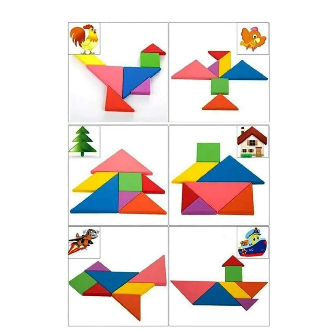 Wooden tangram (Big) 3