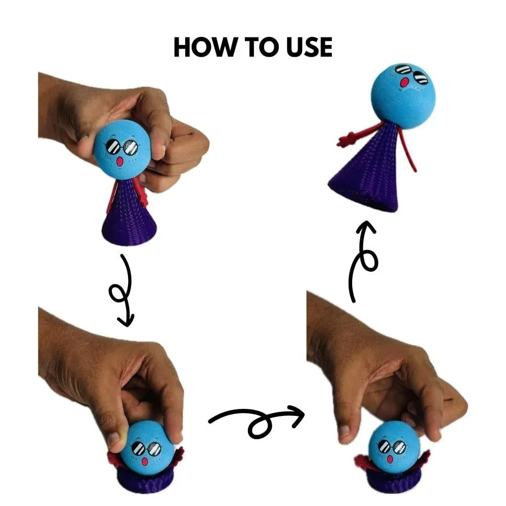 Emoji Jumping Doll (1pc) 4