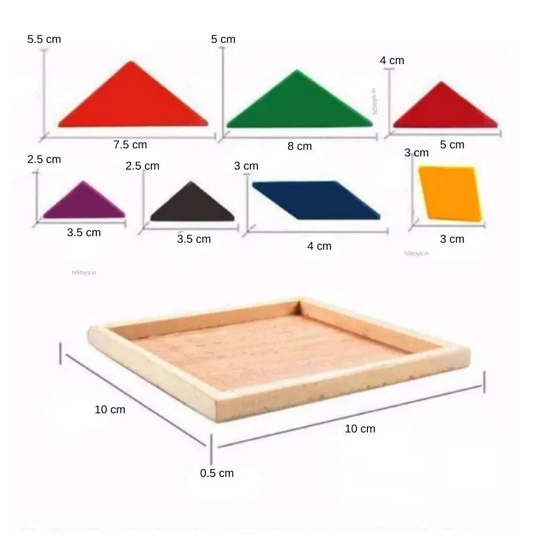 Wooden tangram (Small) 2