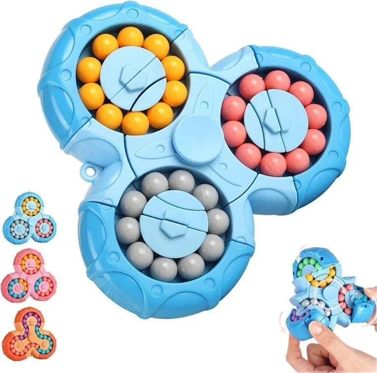 3D Magic Bean Rotating spinner puzzle (1pc) 1