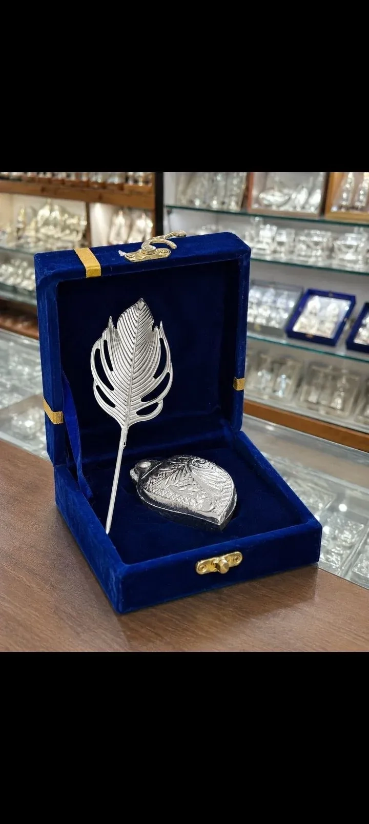 German Silver Stick And Kumkum