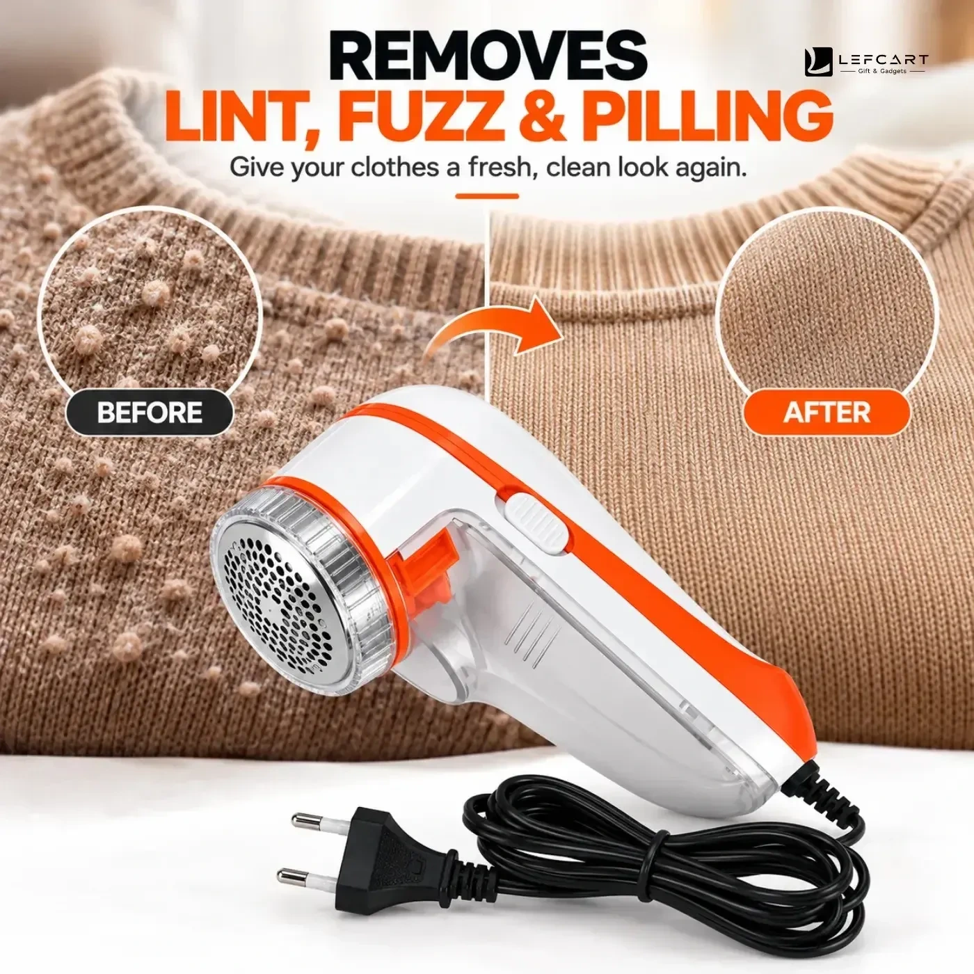 Electric Fabric Shaver & Lint Remover for Clothes 3