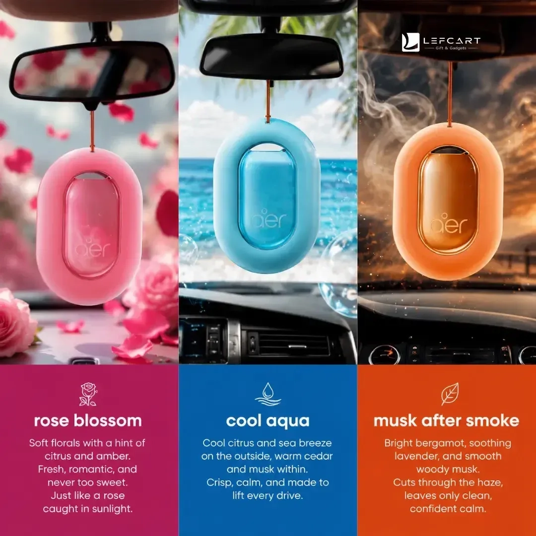 Godrej aer O Premium Car Air Freshener – 30 Day 3 in 1 Pack 3