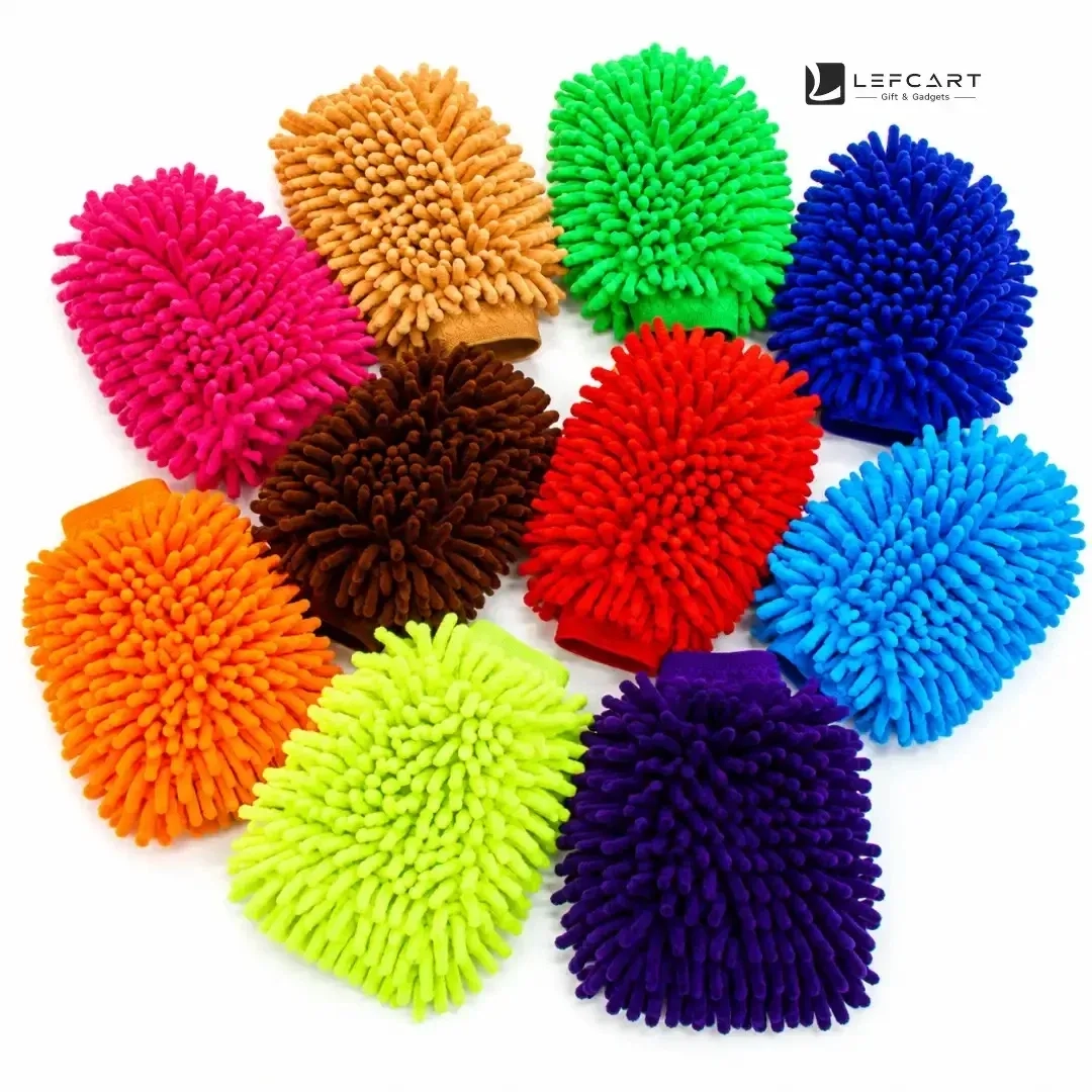 11-Inch Double Sided Microfiber Car Wash Mitt 1