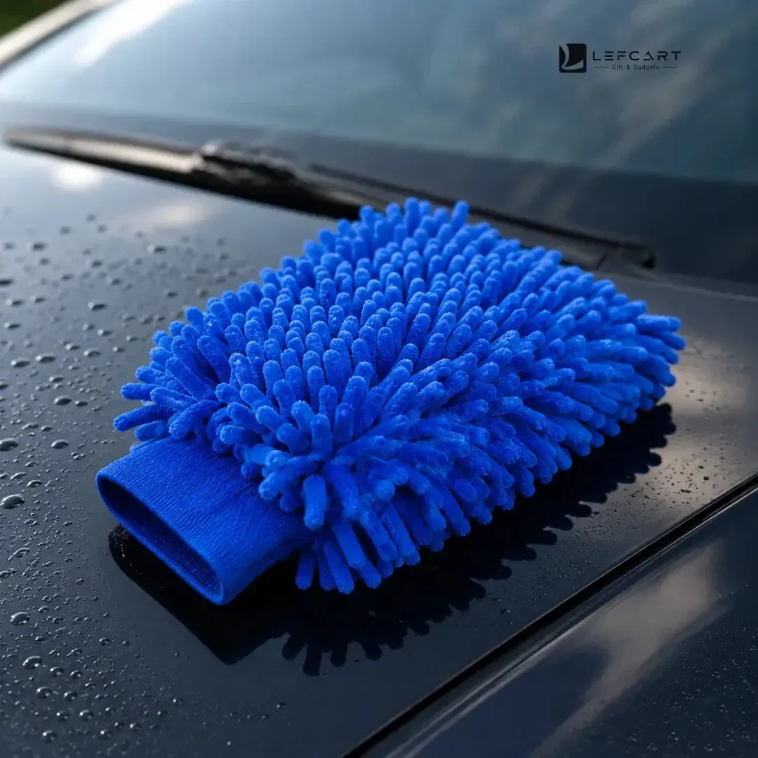 11-Inch Double Sided Microfiber Car Wash Mitt 3