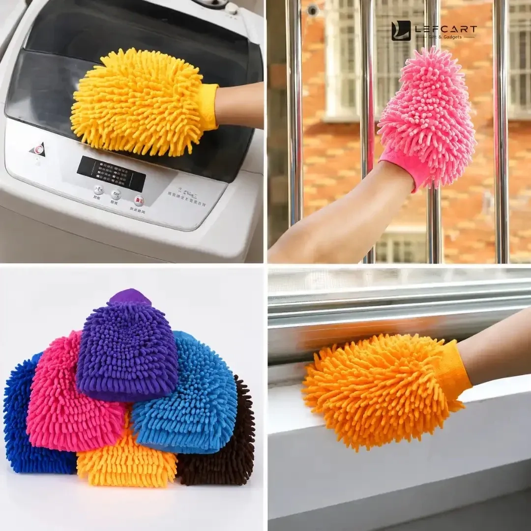 11-Inch Double Sided Microfiber Car Wash Mitt 5