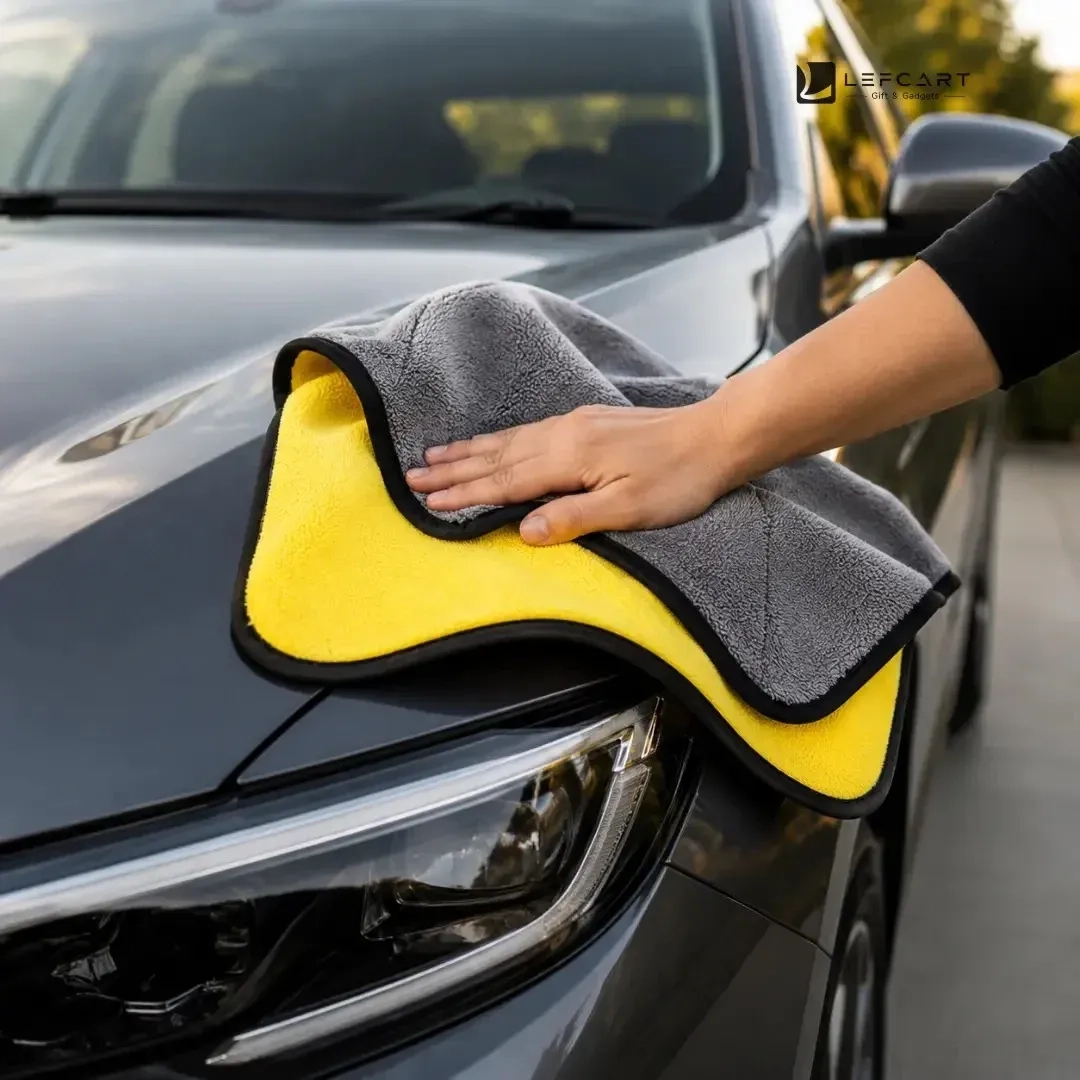 800 GSM Microfiber Car Washing & Drying Cloth 40 × 40cm 2