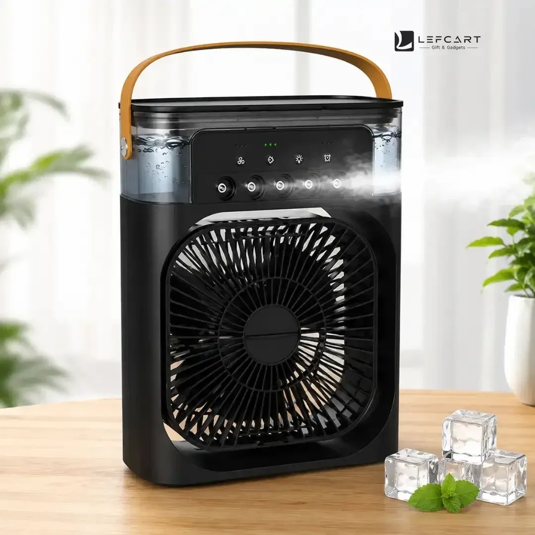 Mini Cooling Fan with Mist 3 in 1 Portable Air Cooler & Humidifier 2