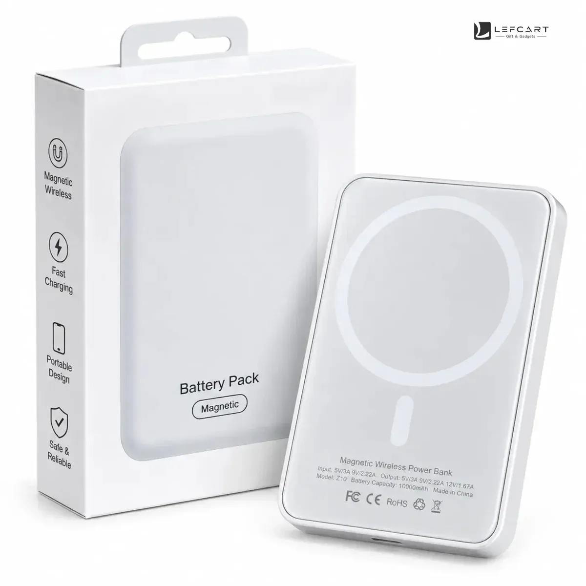 10,000mAh MagSafe Power Pack Magnetic Wireless Power Bank 1