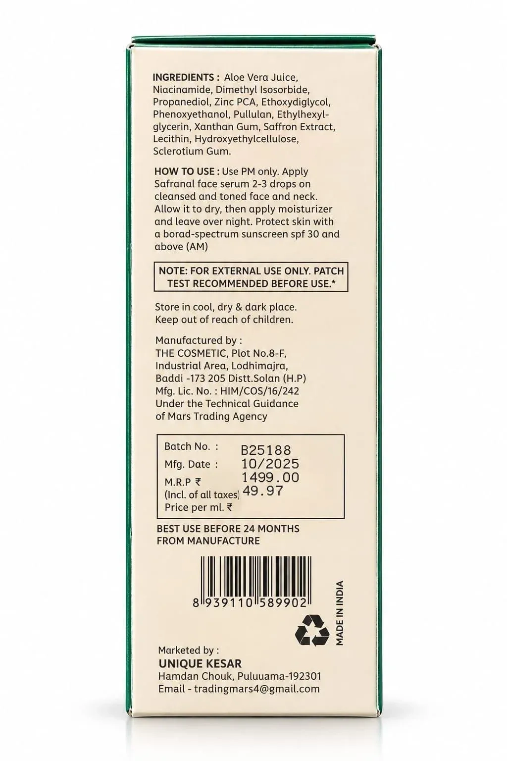 Face serum 2