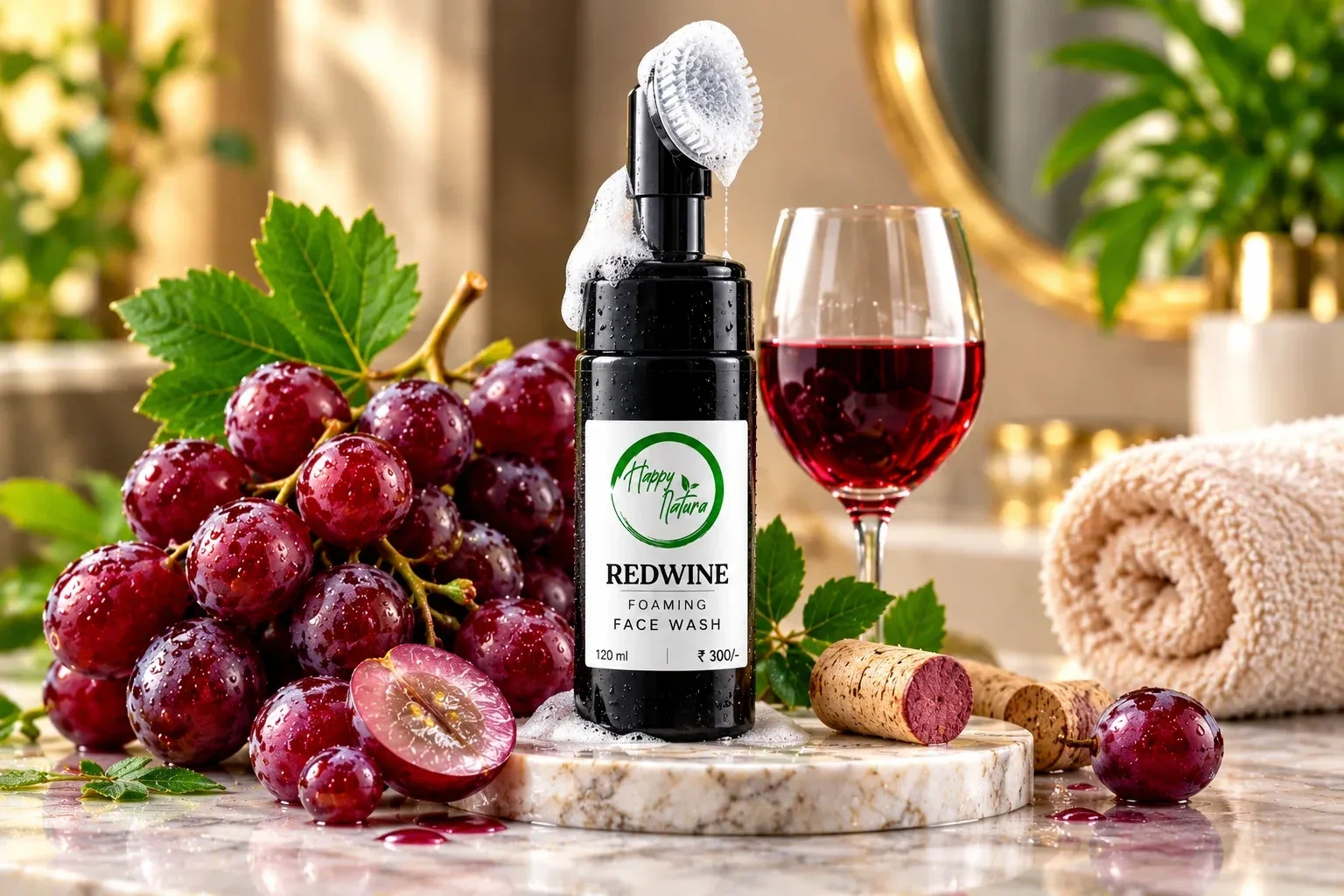 Redwine Foaming Face Wash 2