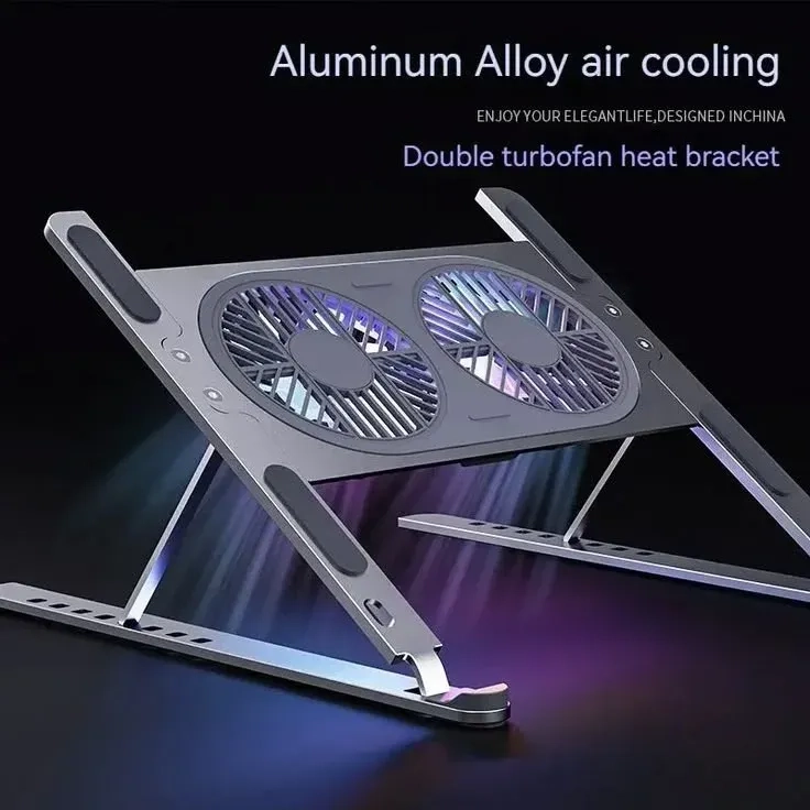 Premium Laptop Stand With Cooling Fan 1