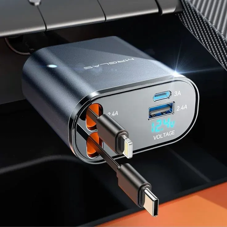 Rechargable  4 In 1 Car Charger 3