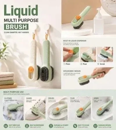 Multipurpose Liquid Dispenser Cleaning Brush 1