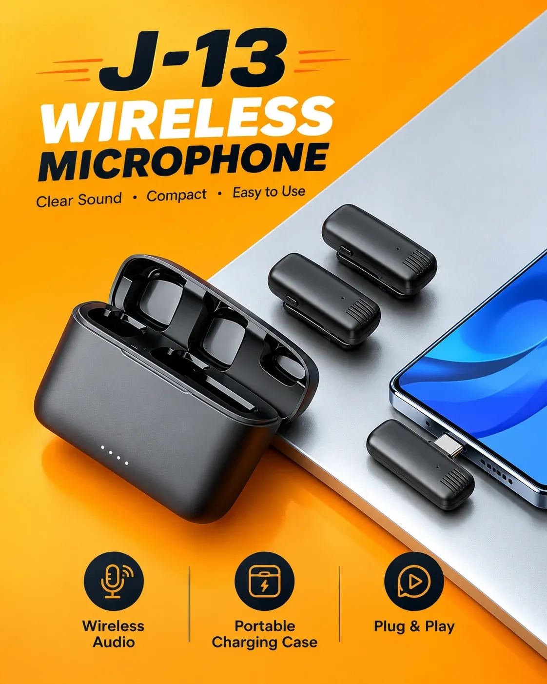 J-13 Wireless Microphone 1