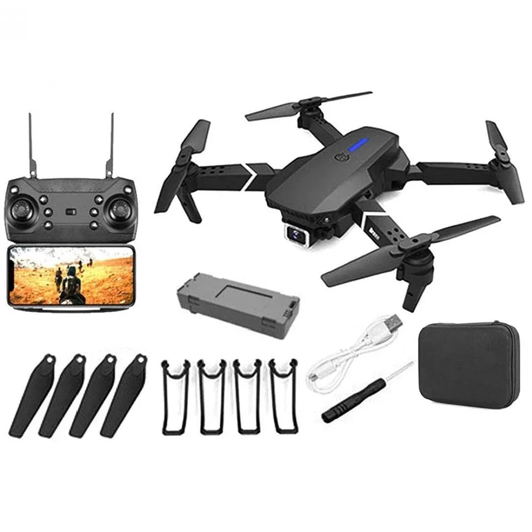 E88 Pro Drone E88 Max Dual Camera Dron Comercial Avec Telecommande De Vision age Kids Plane Drone With 12Mp Camera 4