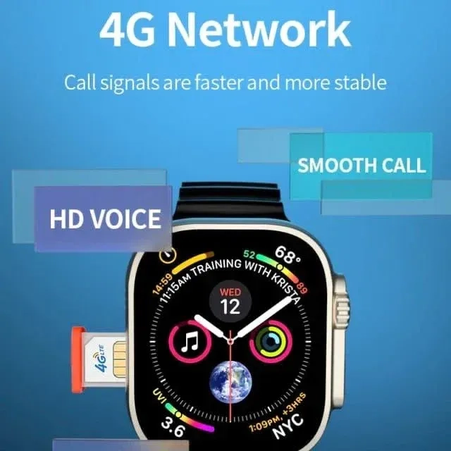 S8 Ultra 4g Android Smartwatch with Sim Cards ₹1,930 2