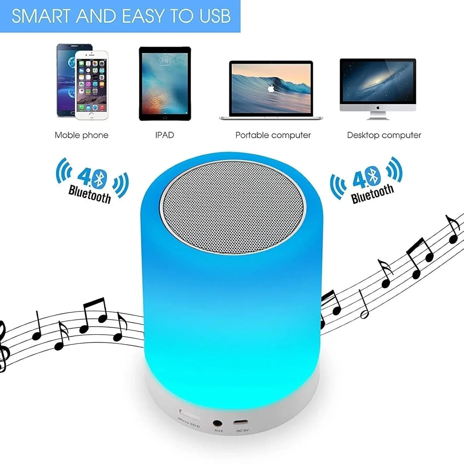 TOUCH LAMP PORTABLE SPEAKER 2