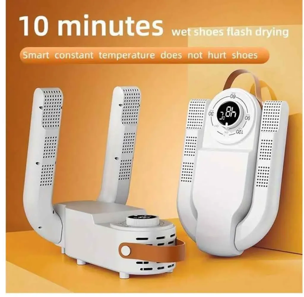Portable Shoe Dryer & Deodorizer – 360° Hot Air Shoe Drying System