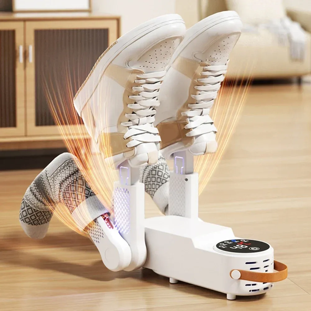 Portable Shoe Dryer & Deodorizer – 360° Hot Air Shoe Drying System