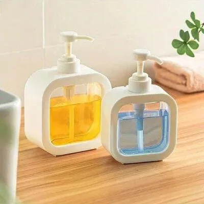 Square Liquid Soap Dispenser with Pump – Refillable Hand Wash Bottle 2