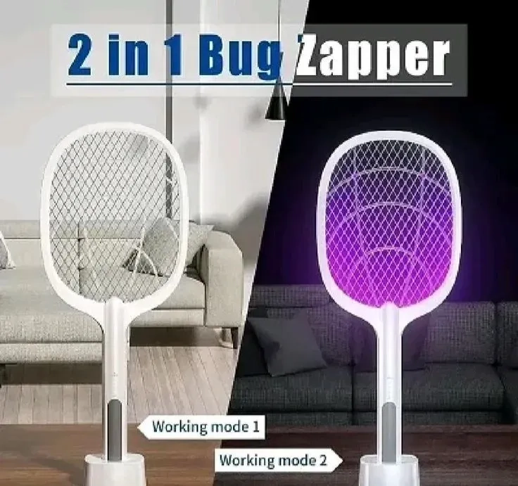 Dual Mode Electric Mosquito Killer Racket 2