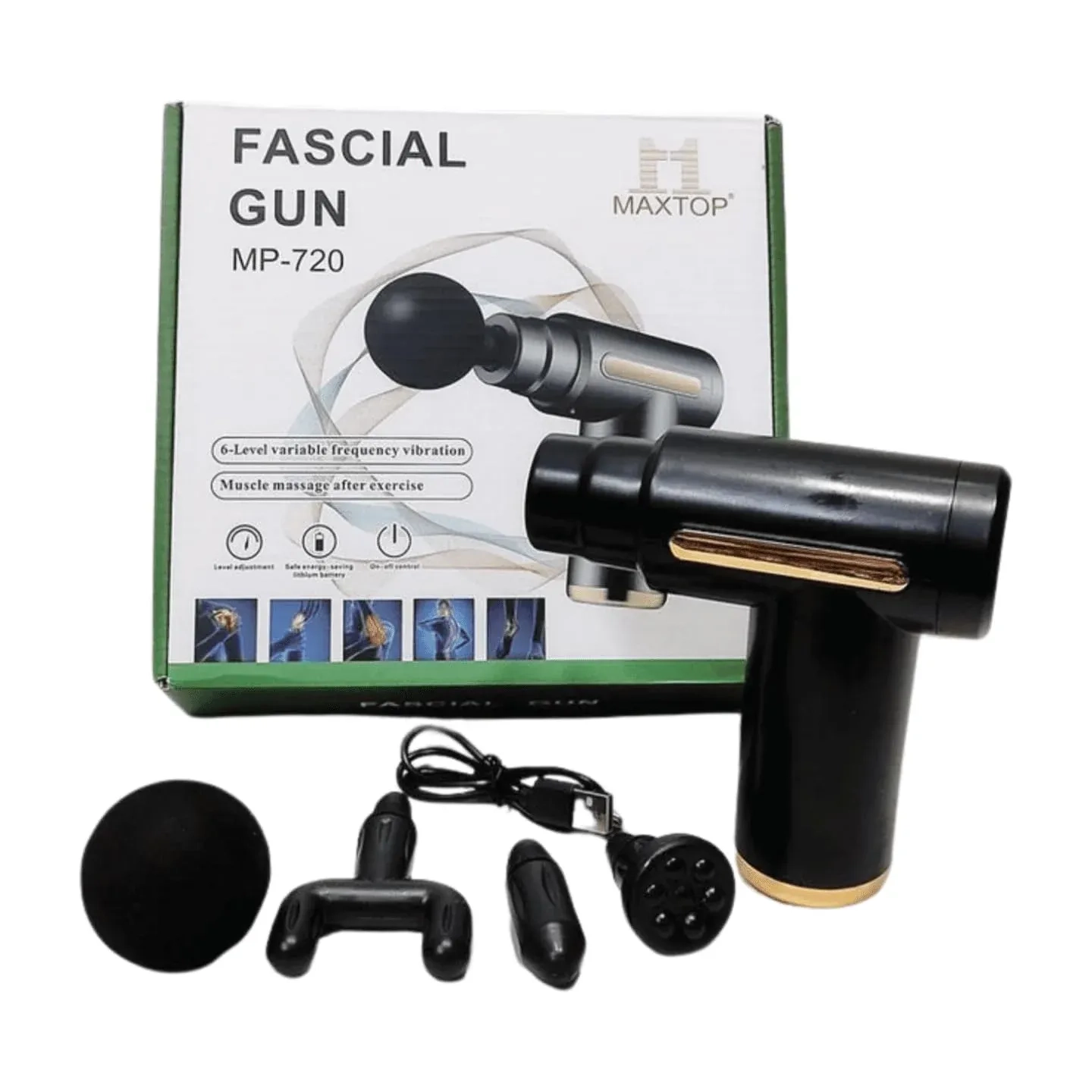 MAXTOP MP-720 Deep Tissue Massage Gun 1