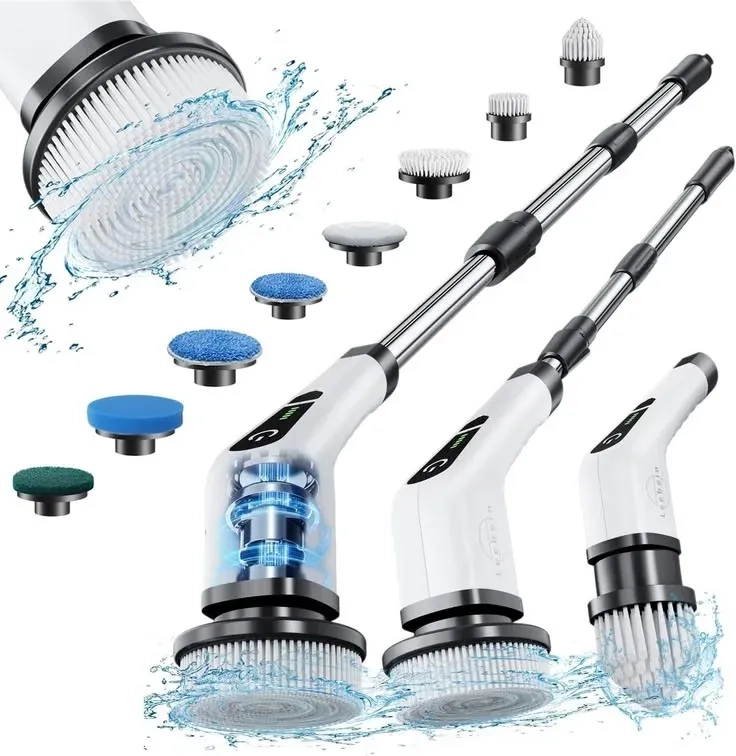 9-in-1 Rechargeable Electric Spin Scrubber 4