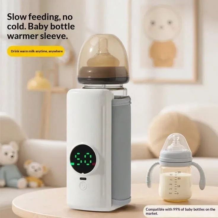 Portable Baby Milk Bottle Warmer – Digital Temperature Display 2