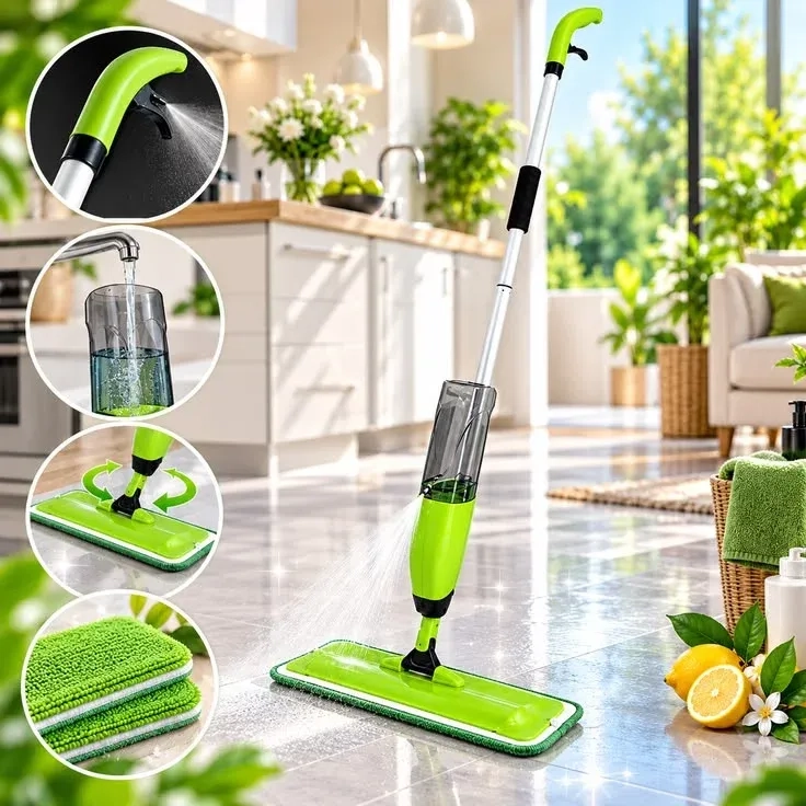 Spray Mop with Built-in Water Spray 1