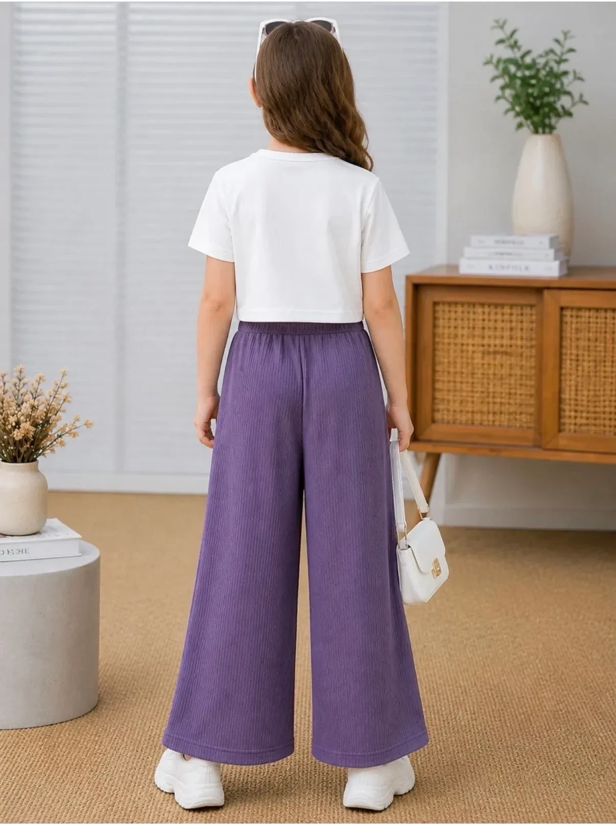 Lavender Bow Girl’s Co-Ord Set 3