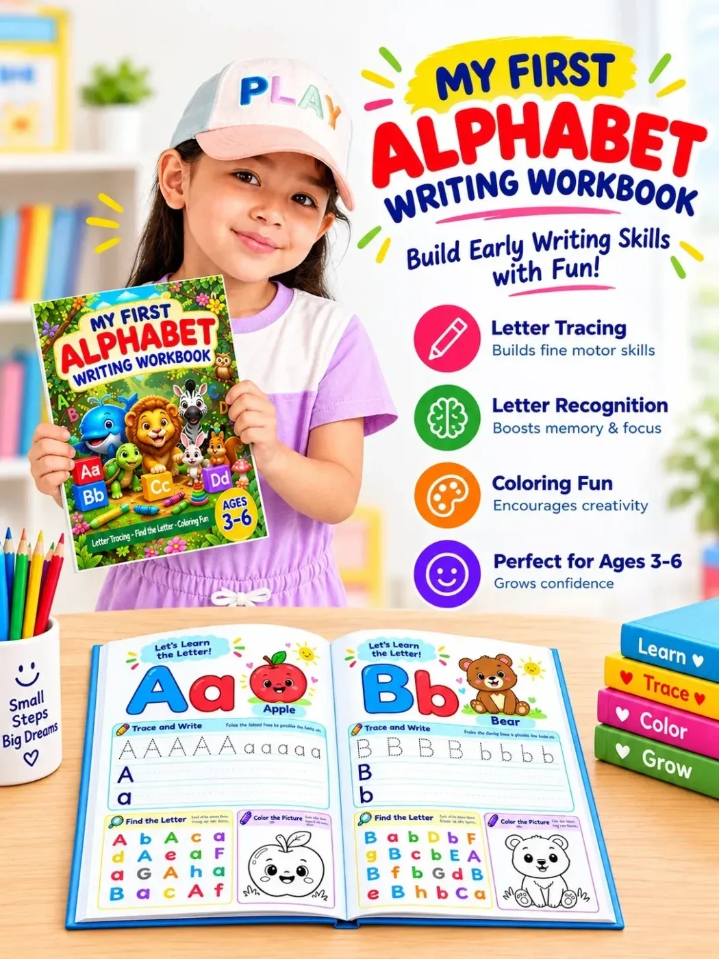 My first Alphabet Writing Work Book 1